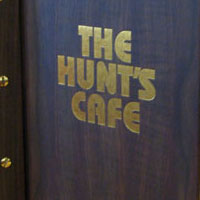 Hunts Cafe menu