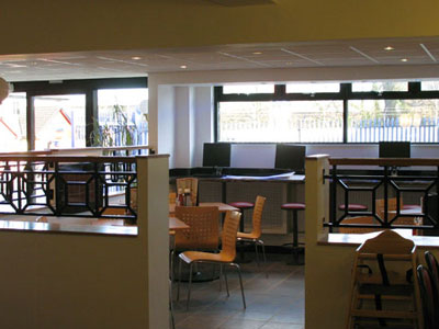 Hunts Cafe VIP area