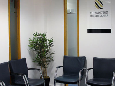Chessington Business Centre's waiting room