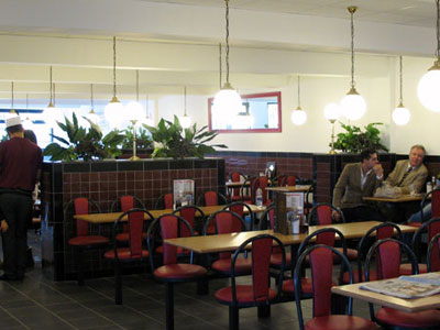 Hunts Cafe Seating area